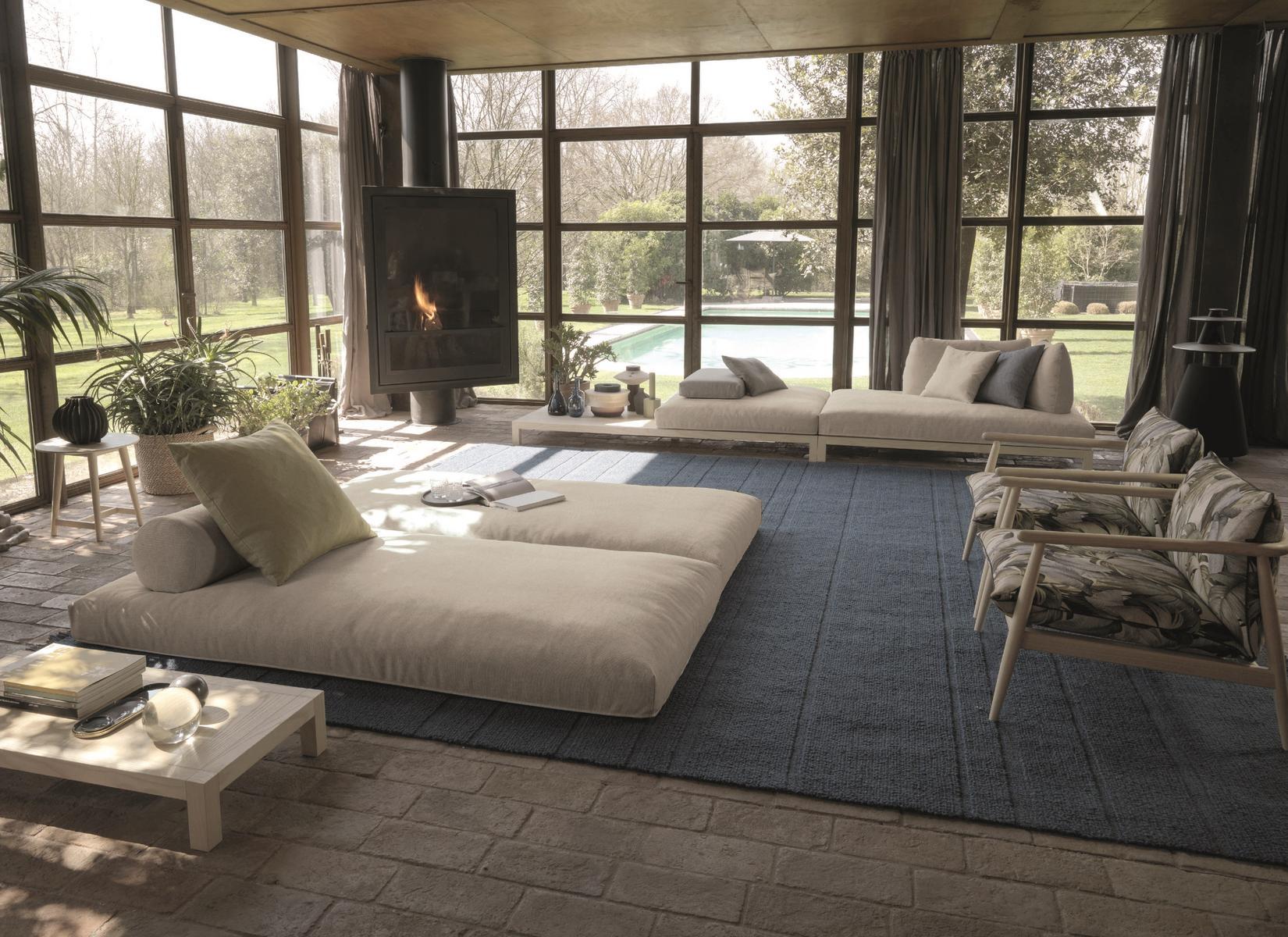 HANEDA Sectional modular fabric sofa