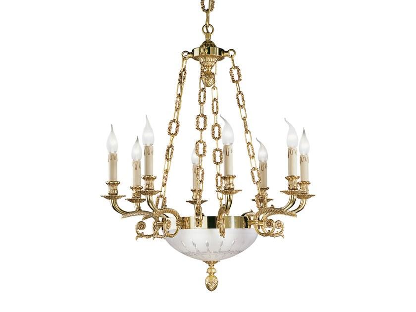 JENNY 237/8+2 French Gold finish table lamp with hand cut satin glass