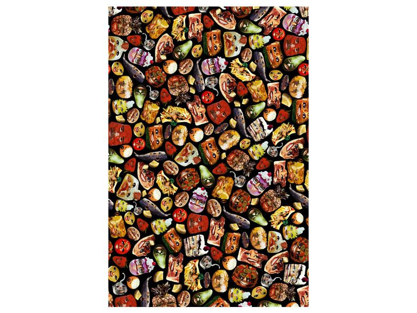 HUNGRY Patterned rectangular rug