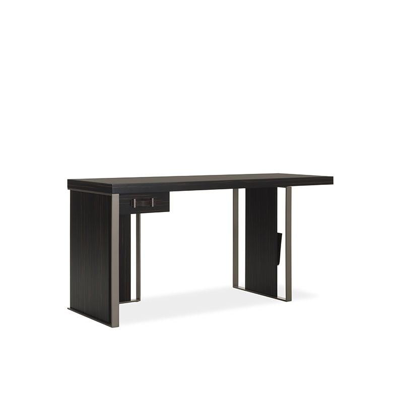 KOBE Rectangular wood writing desk with drawers