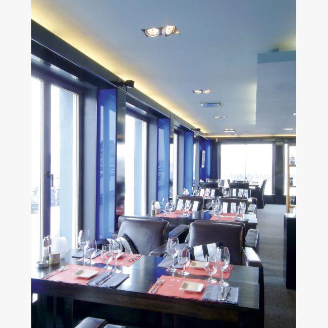 GRID IN TRIMLESS Multiple adjustable recessed spotlight