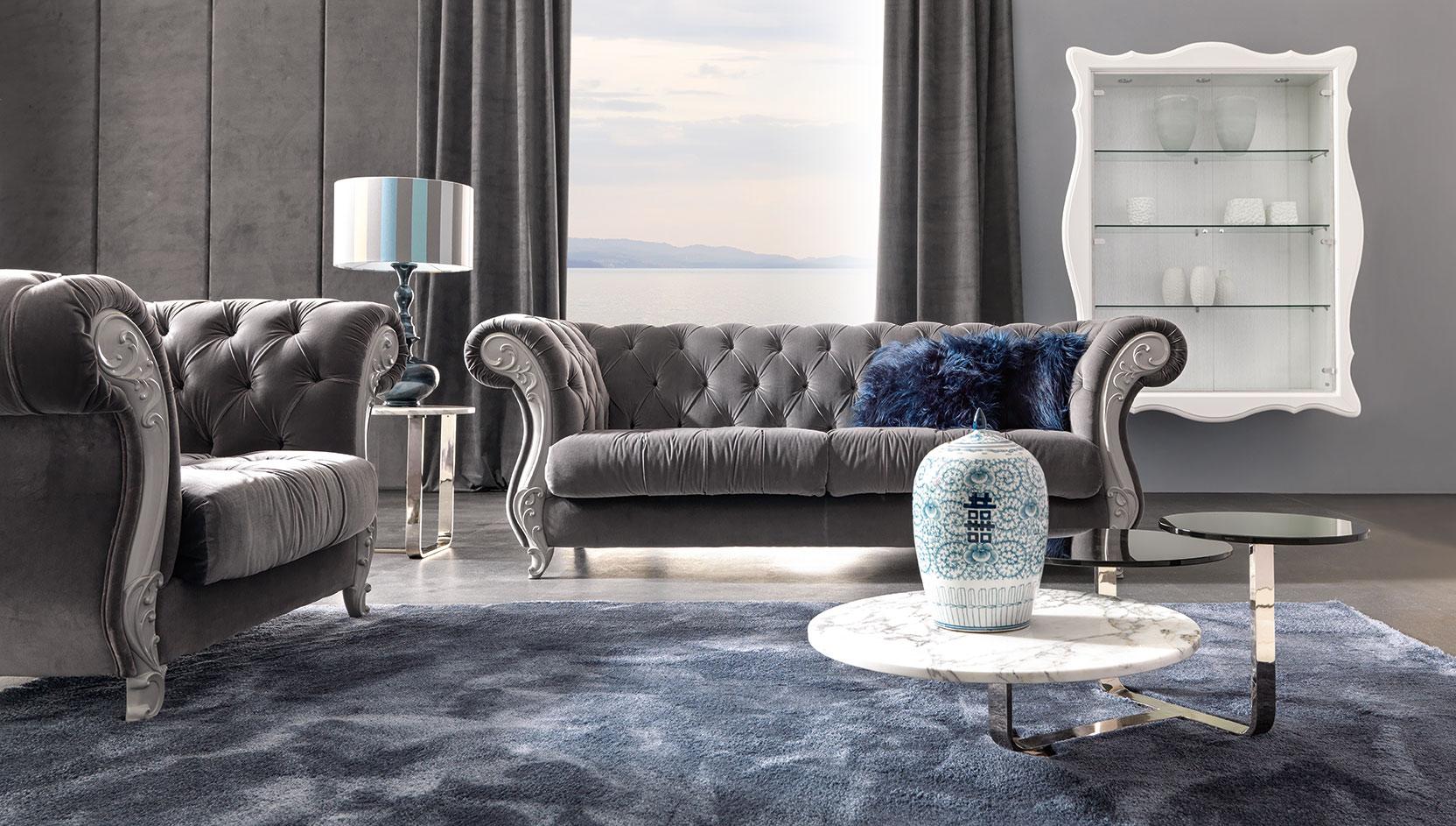 GABRIEL Tufted sofa