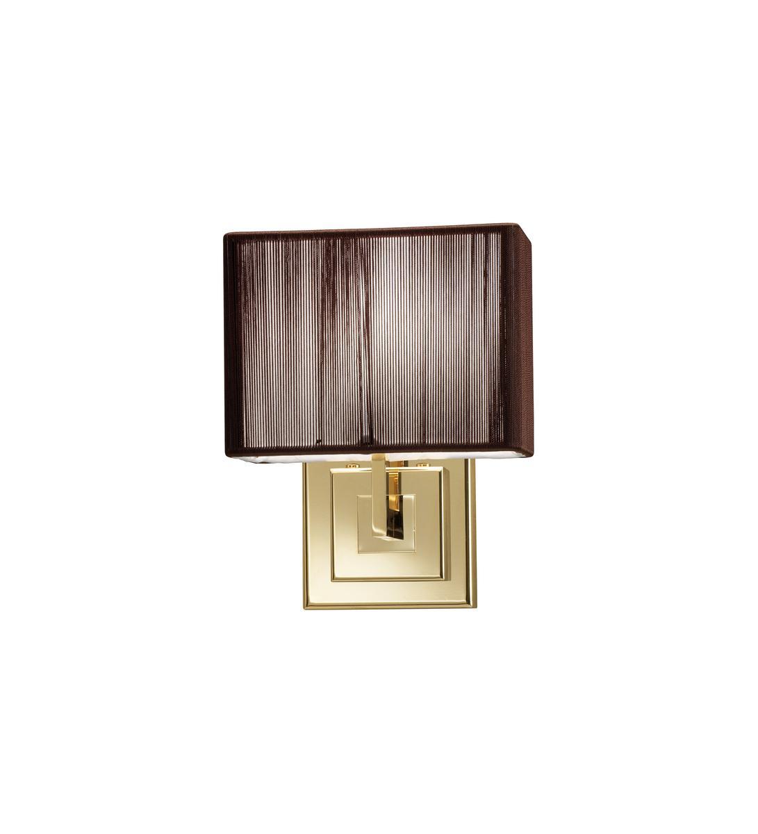 CLAVIUS Silk wall lamp with fixed arm