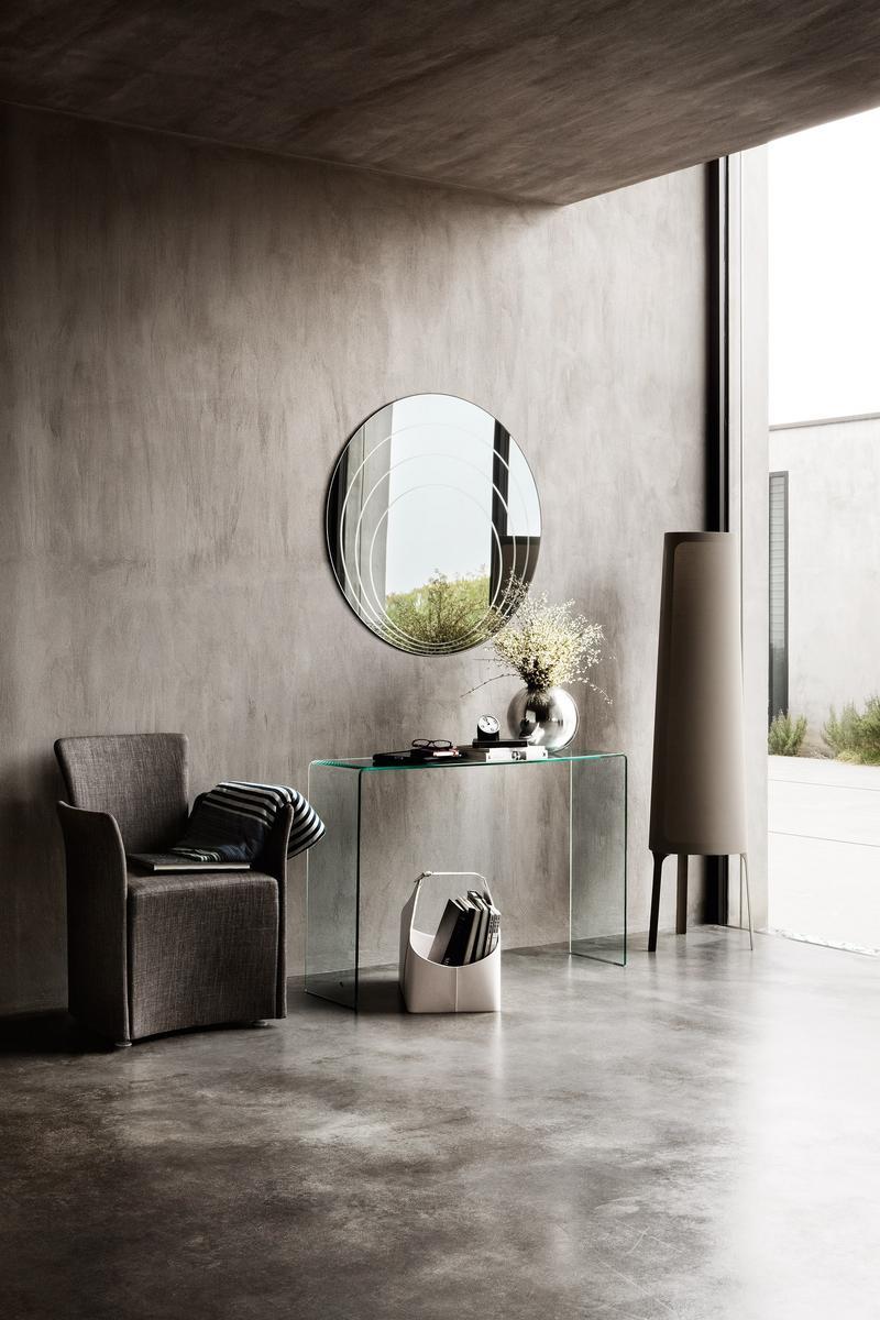 NIDO Leather easy chair with armrests