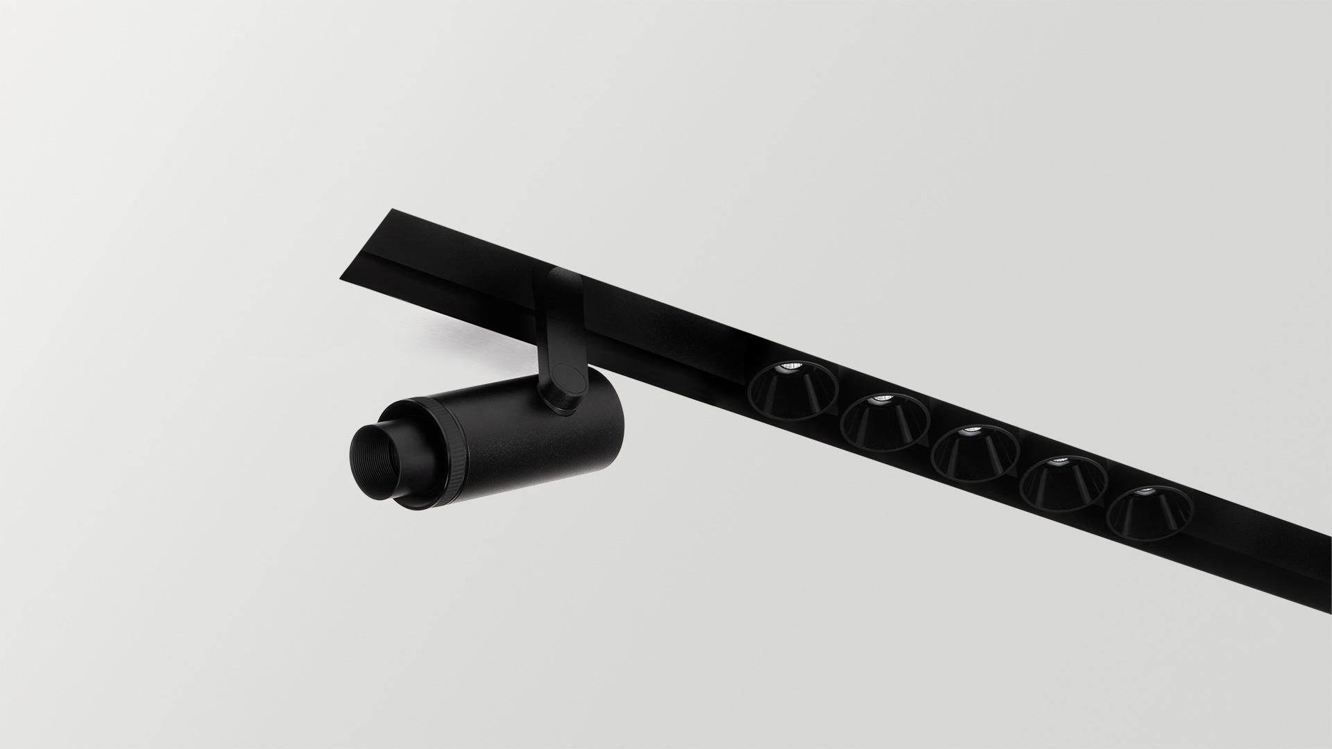 BLACK FOSTER PLUS MINI LED aluminium spotlight