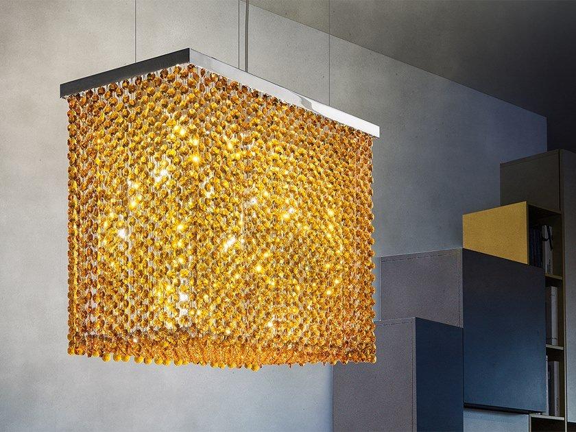 CUBO S Pendant lamp with crystals