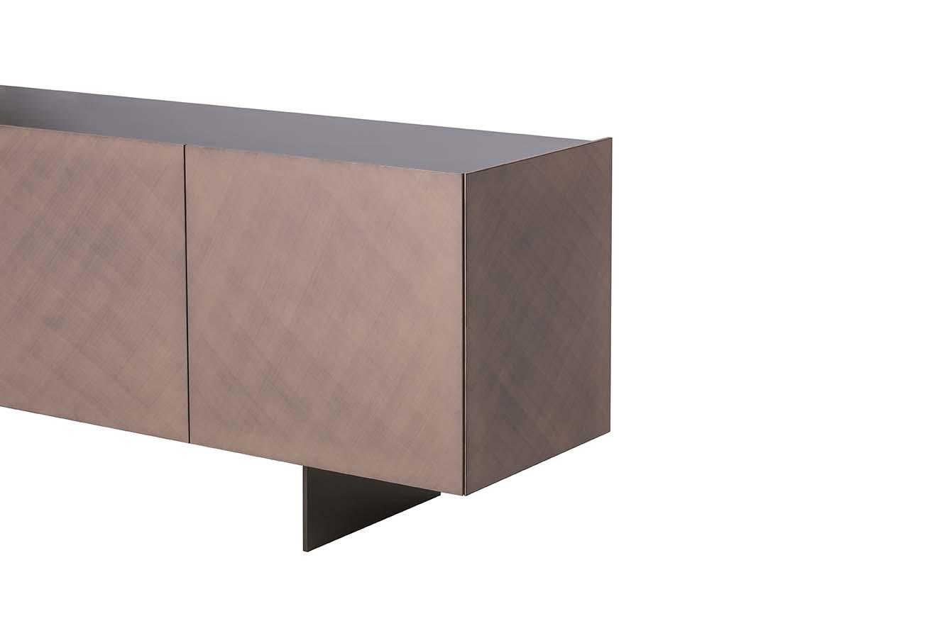 COATED Wooden sideboard with doors
