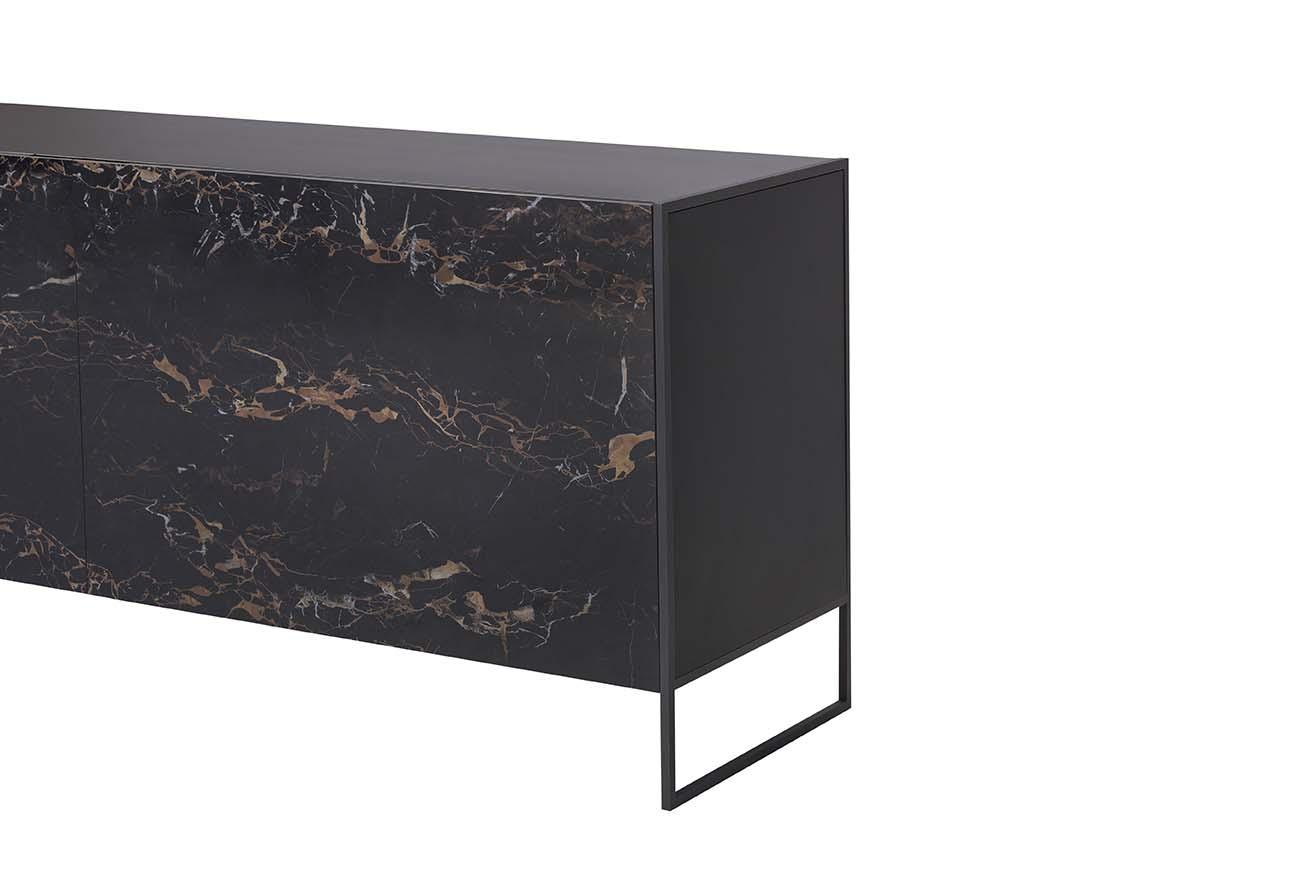 IDRA Porcelain stoneware sideboard with sliding doors