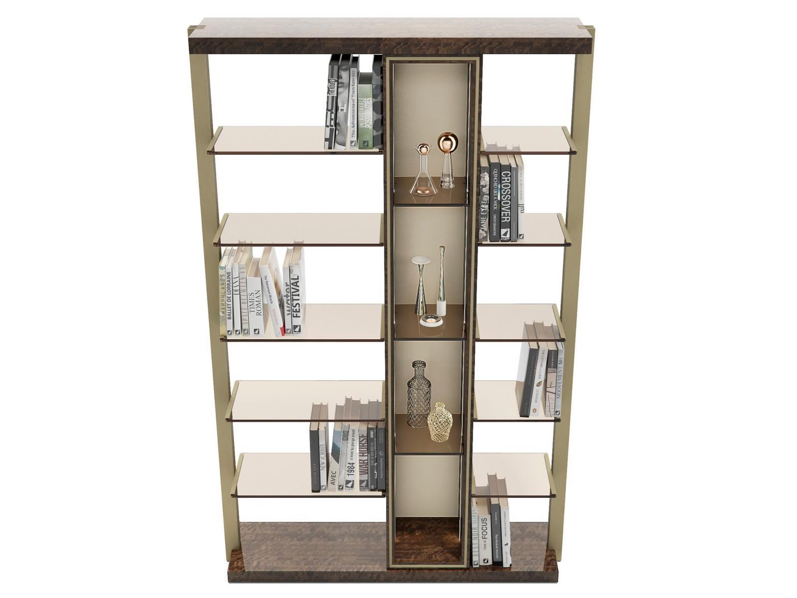 BIBLO Open wall-mounted wooden bookcase