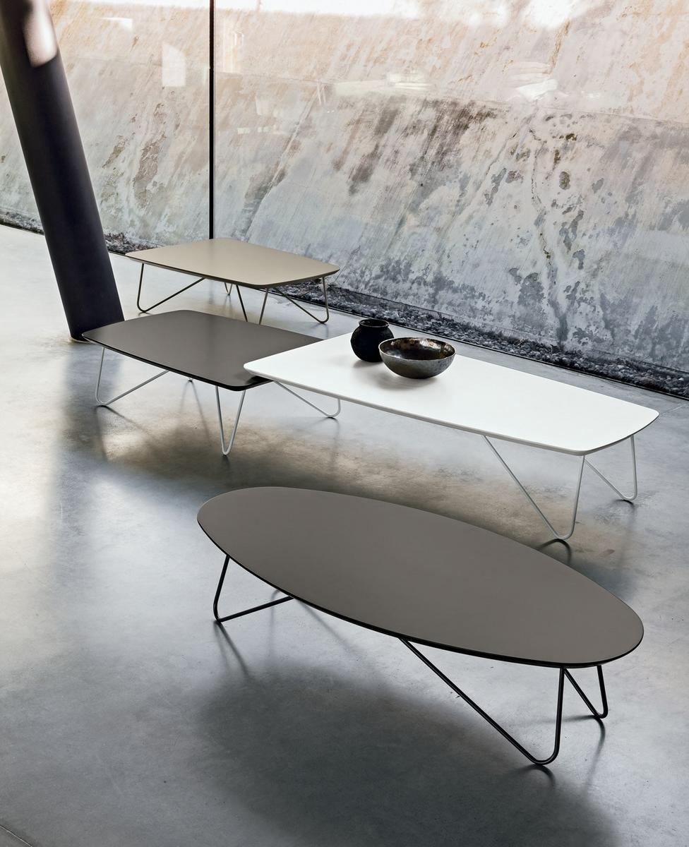 SENZATEMPO Oval coffee table for living room