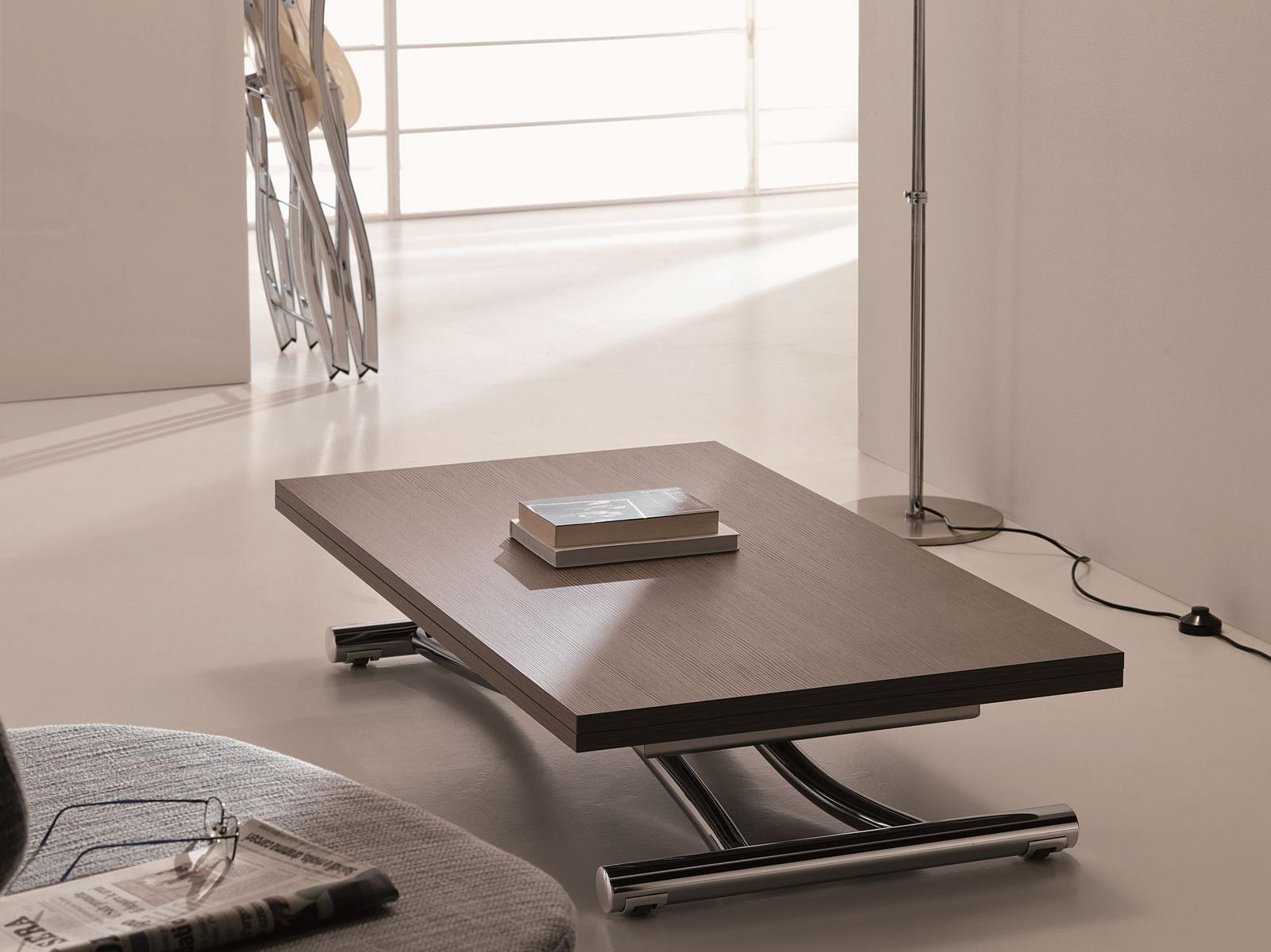 MONDIAL Height-adjustable extending coffee table