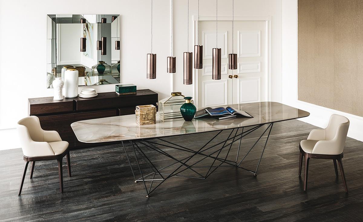 GORDON KERAMIK Oval ceramic table