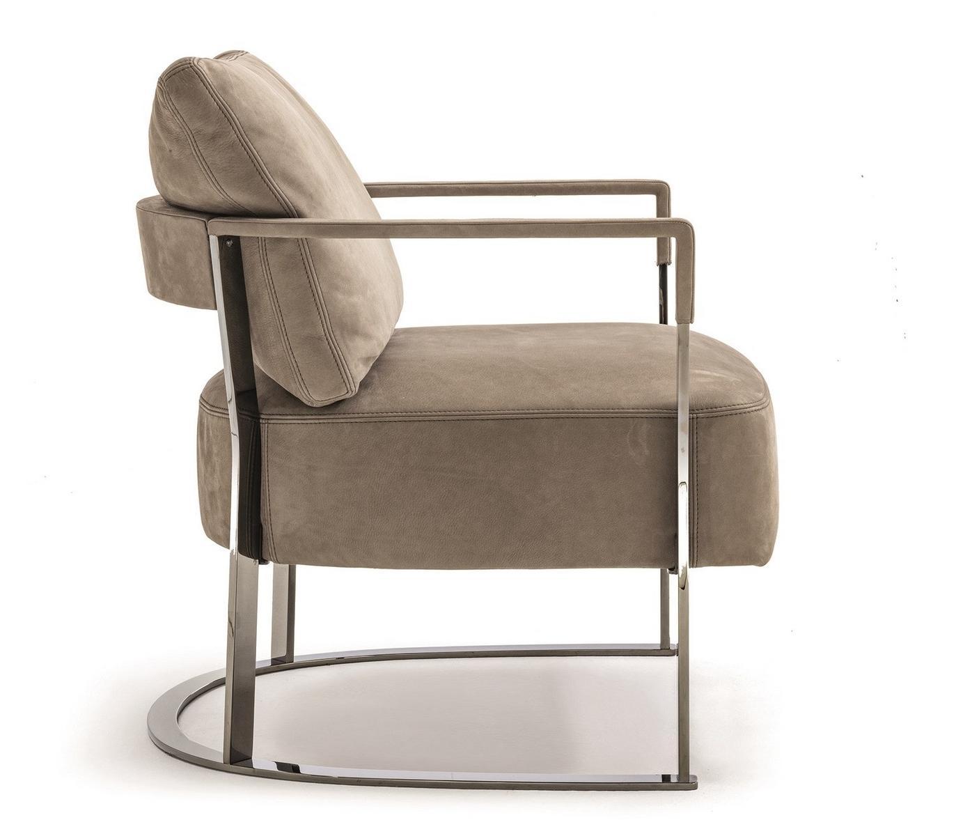 KATHRYN Metal easy chair