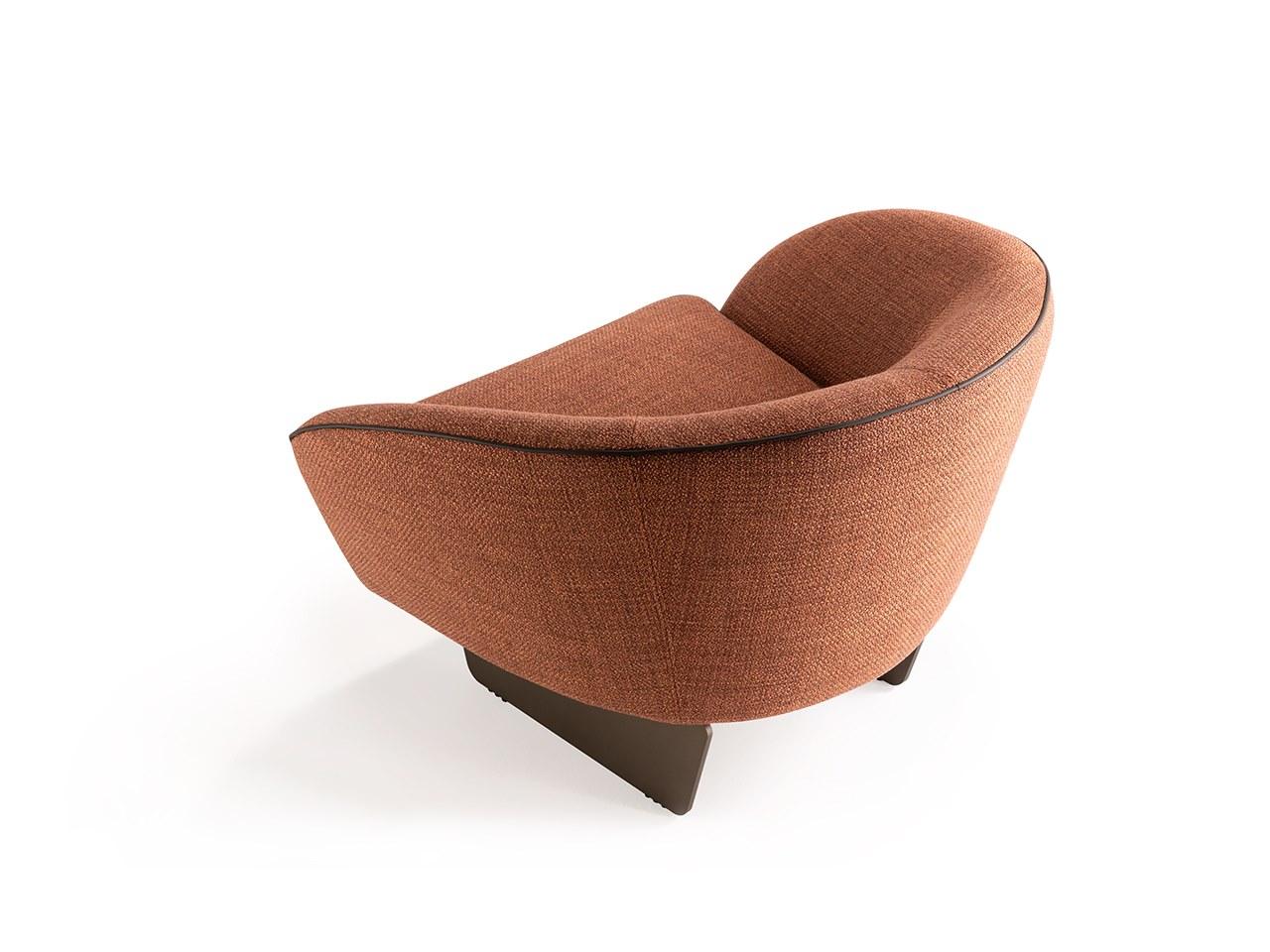 SEGNO Fabric armchair with armrests