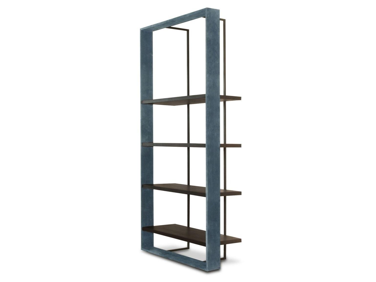 BOURGEOIS Open freestanding wooden bookcase