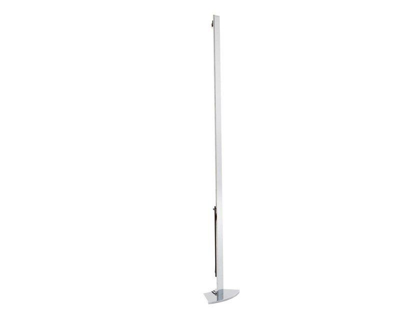 SAGAIE Fluorescent aluminium floor lamp