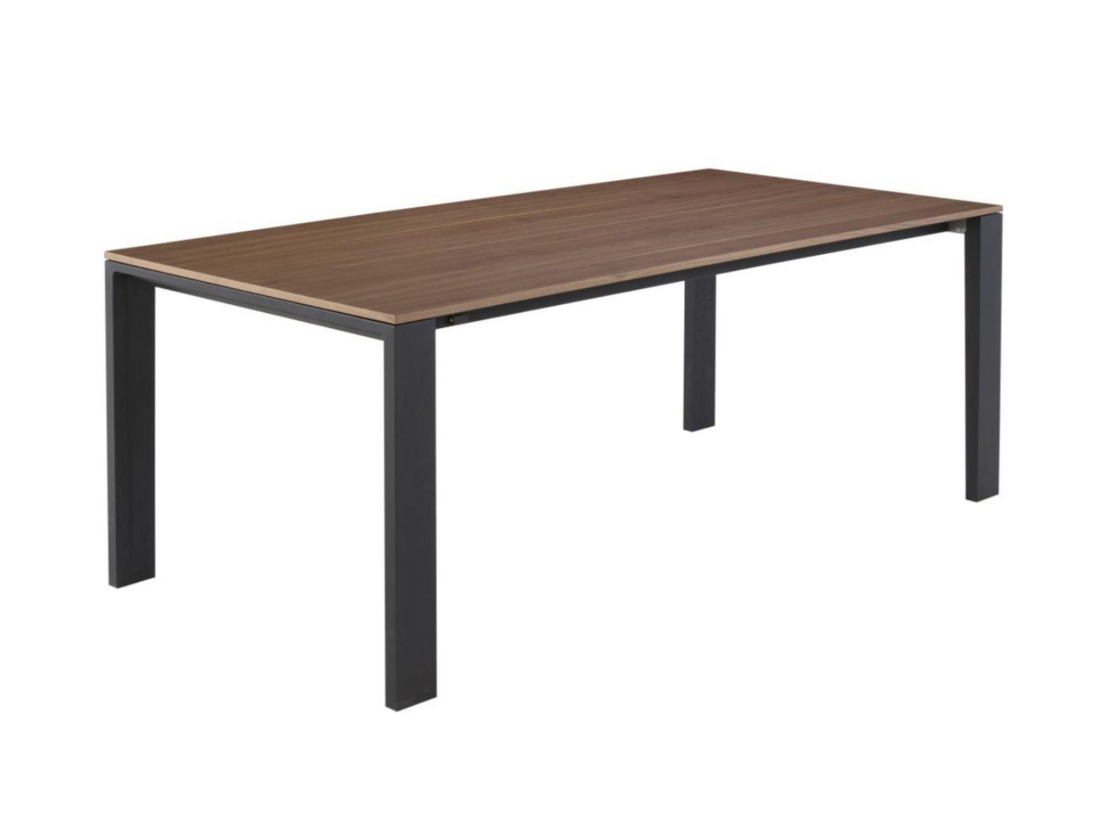 NAÏA Extending rectangular wooden dining table