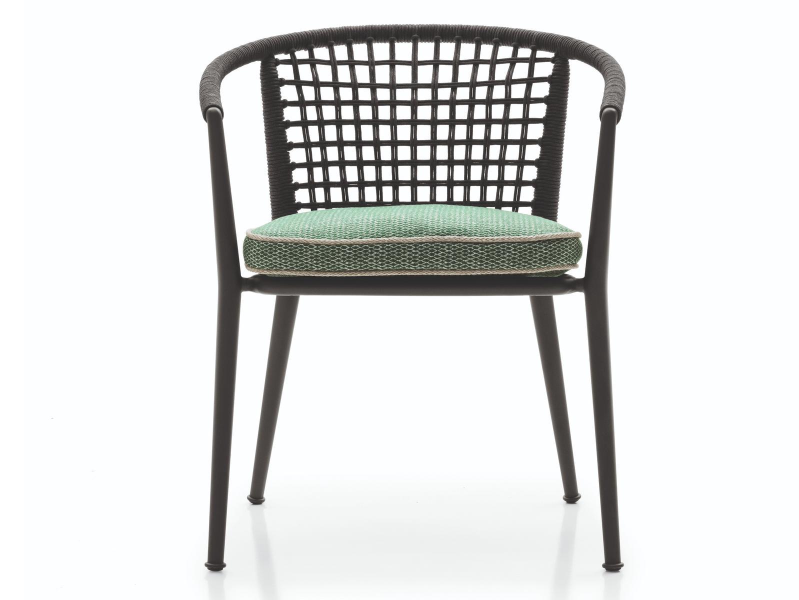 ERICA '19 Stackable garden chair with armrests