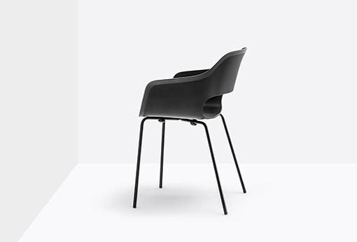 BABILA 2735 Polypropylene chair with armrests