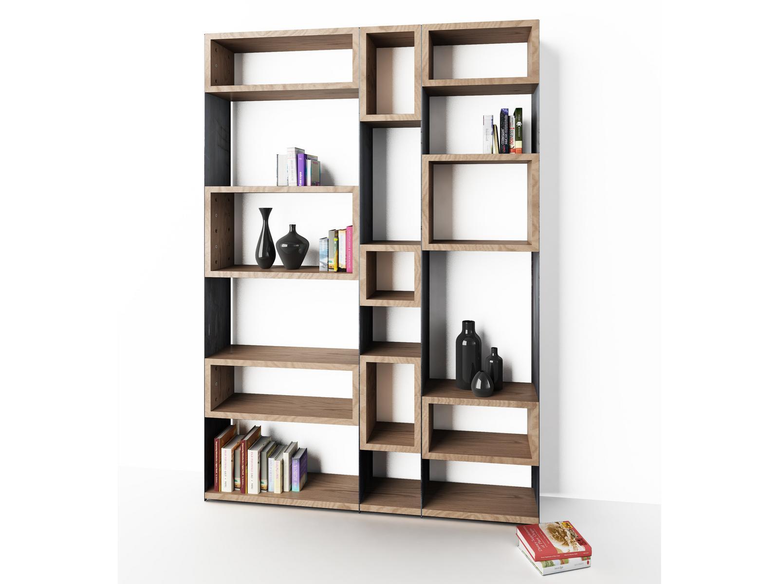 CONCRETE Open modular bookcase