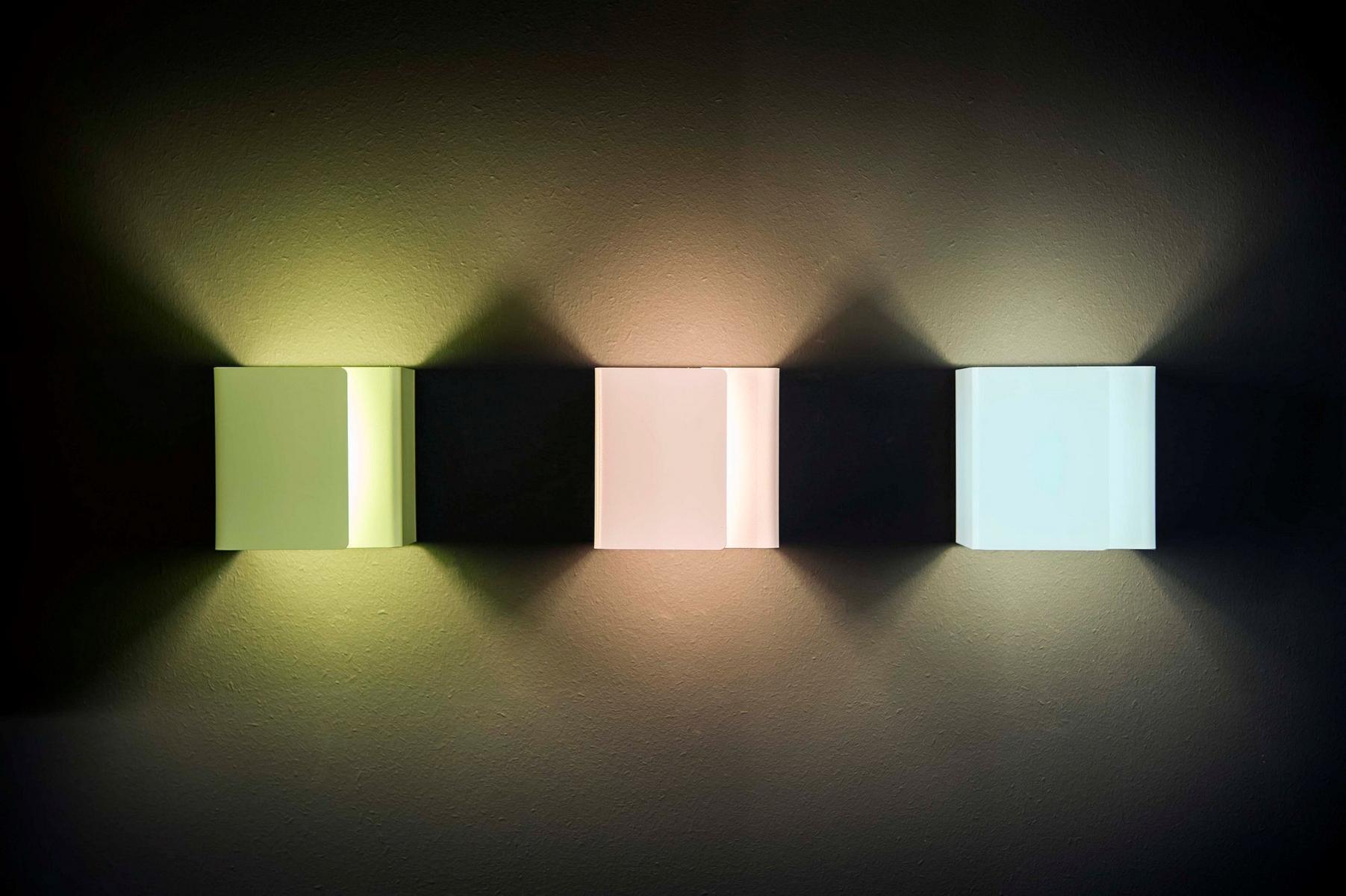 DING Direct-indirect light aluminium wall light