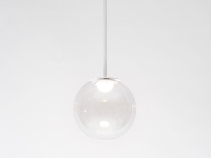 BANGSTER LED glass and aluminium pendant lamp BANGSTER LED glass and aluminium pendant lamp