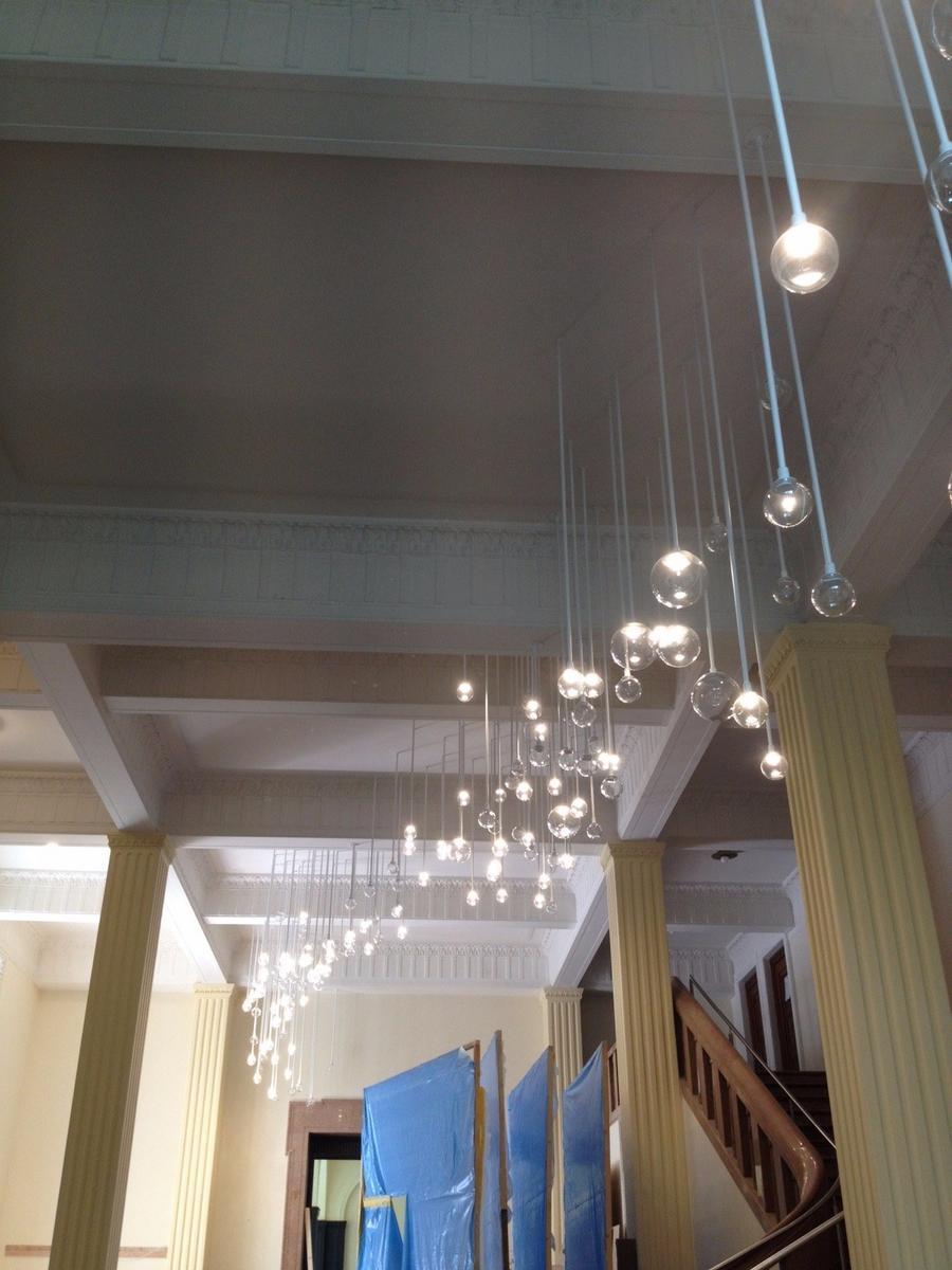 BANGSTER LED glass and aluminium pendant lamp BANGSTER LED glass and aluminium pendant lamp