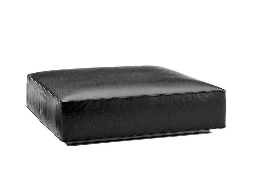 ANDY '13 Square leather pouf