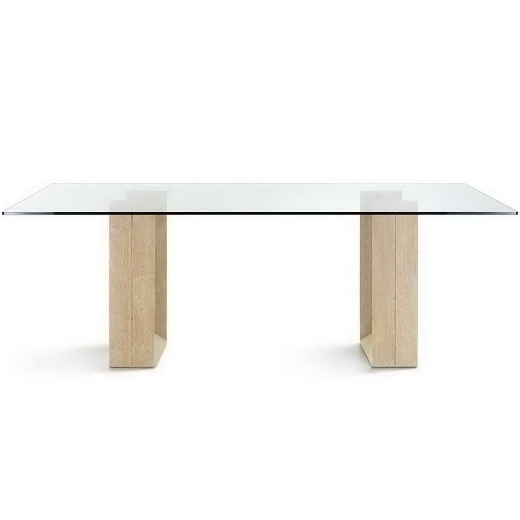 DIAPASON Rectangular stone table