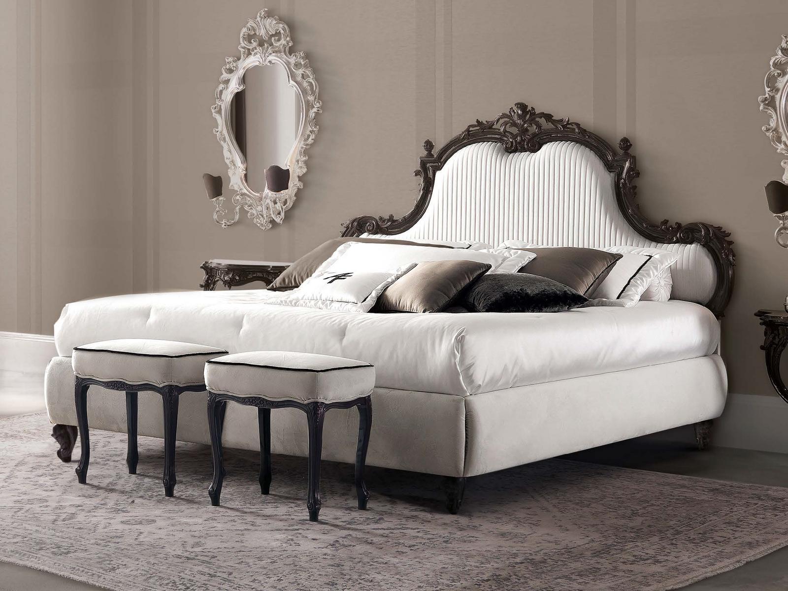 TORNABUONI Upholstered fabric double bed