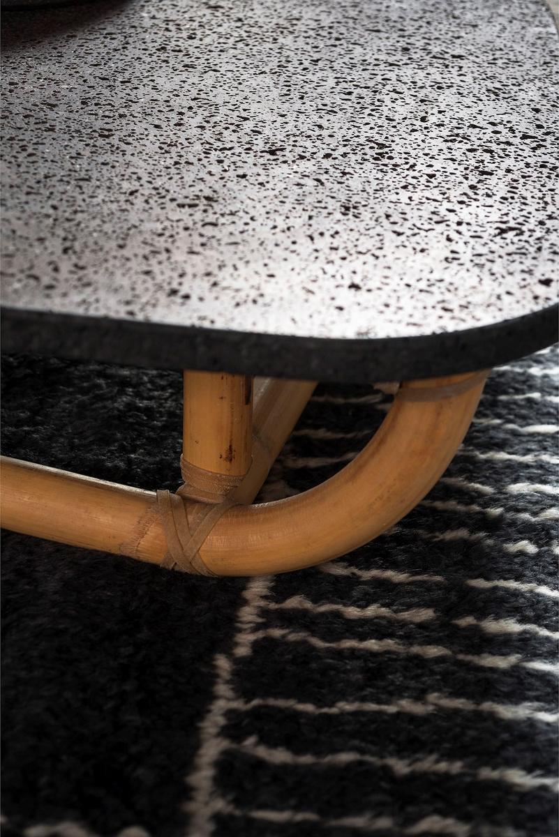 MALACCA Low rectangular coffee table for living room