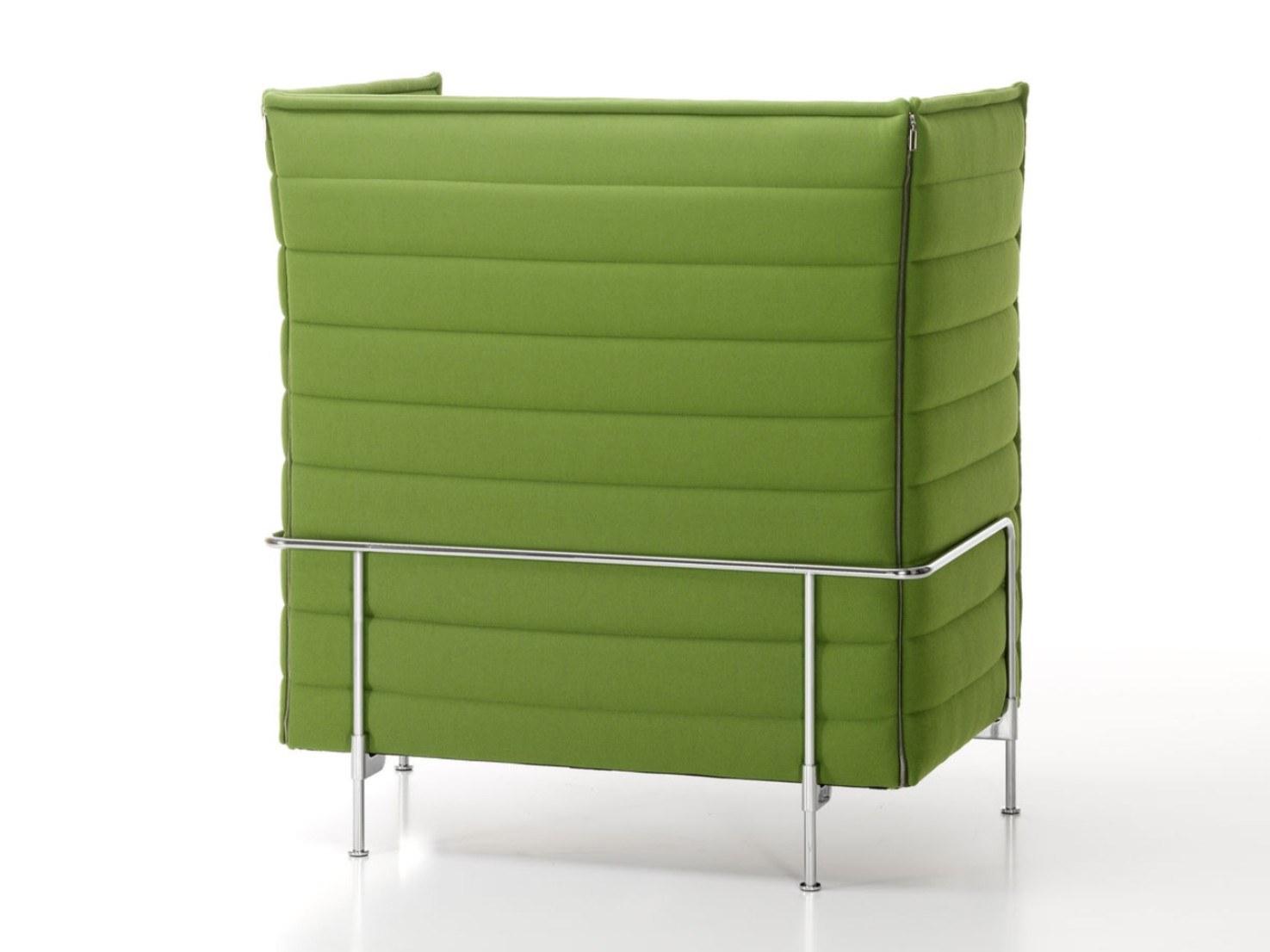 ALCOVE HIGHBACK LOVE SEAT High-back fabric small sofa