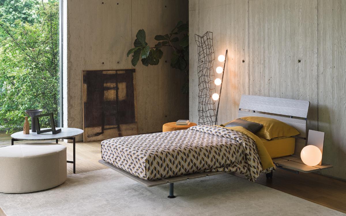 TADAO Wooden single bed