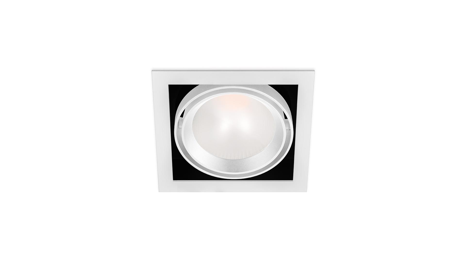HUBBLE LED adjustable square spotlight