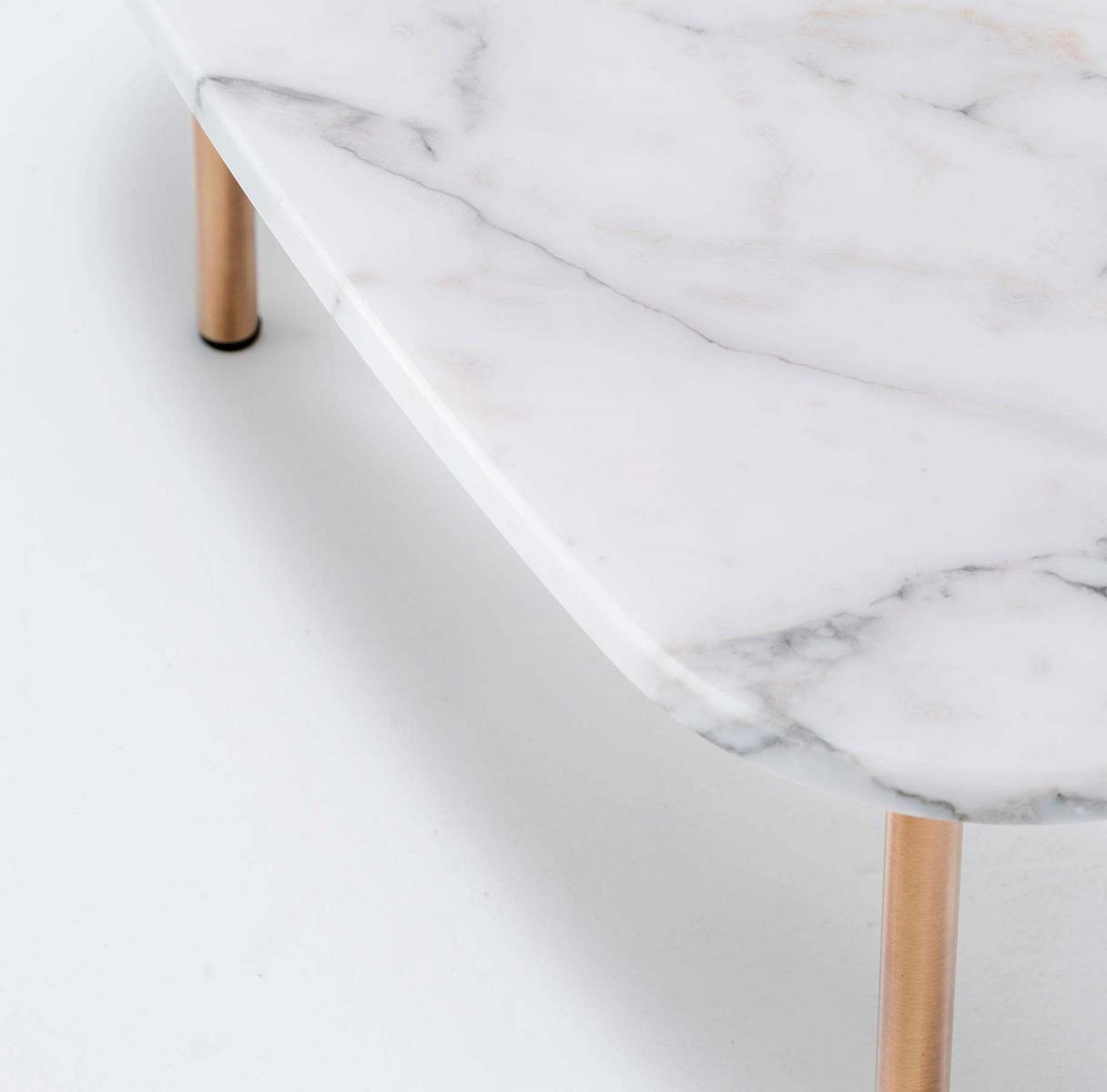 BUDDY 59X59 Square marble coffee table