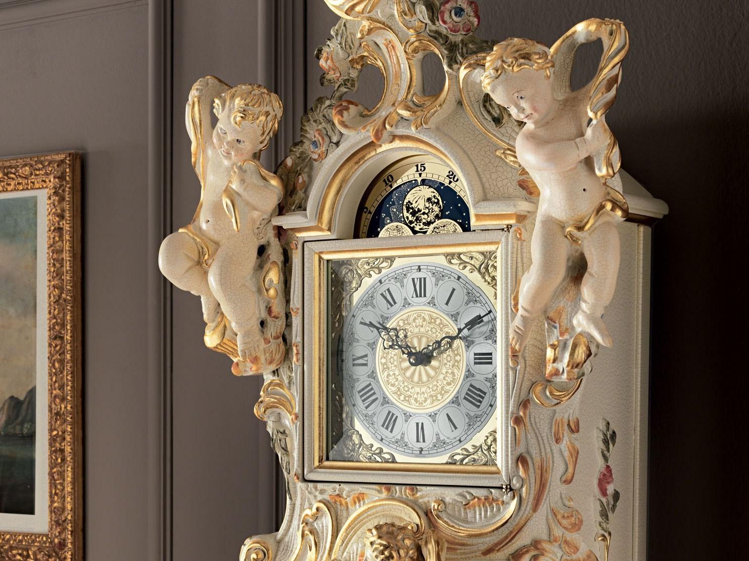 11603 Pendulum solid wood clock