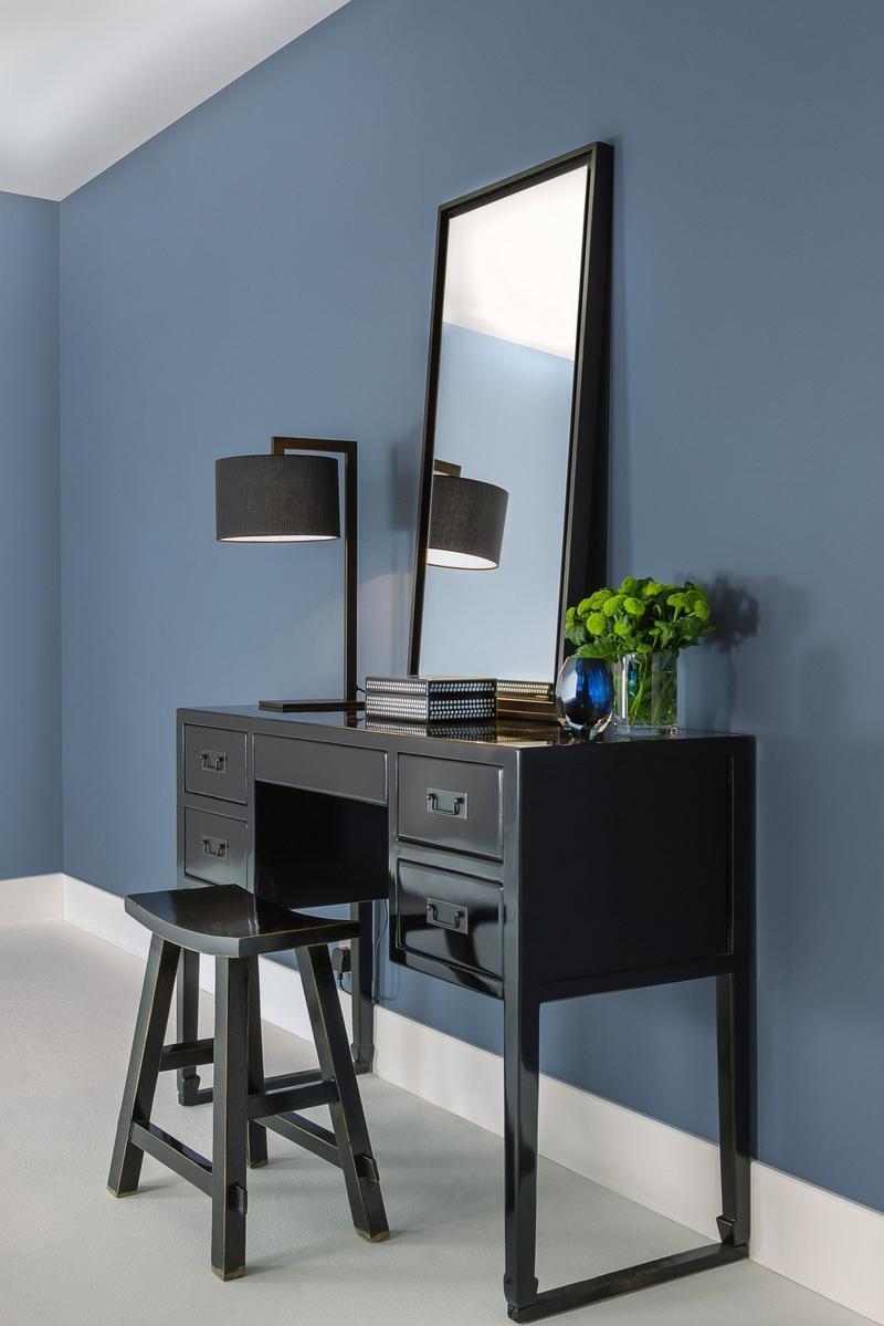 RAVELLO Table lamp in steel and fabric