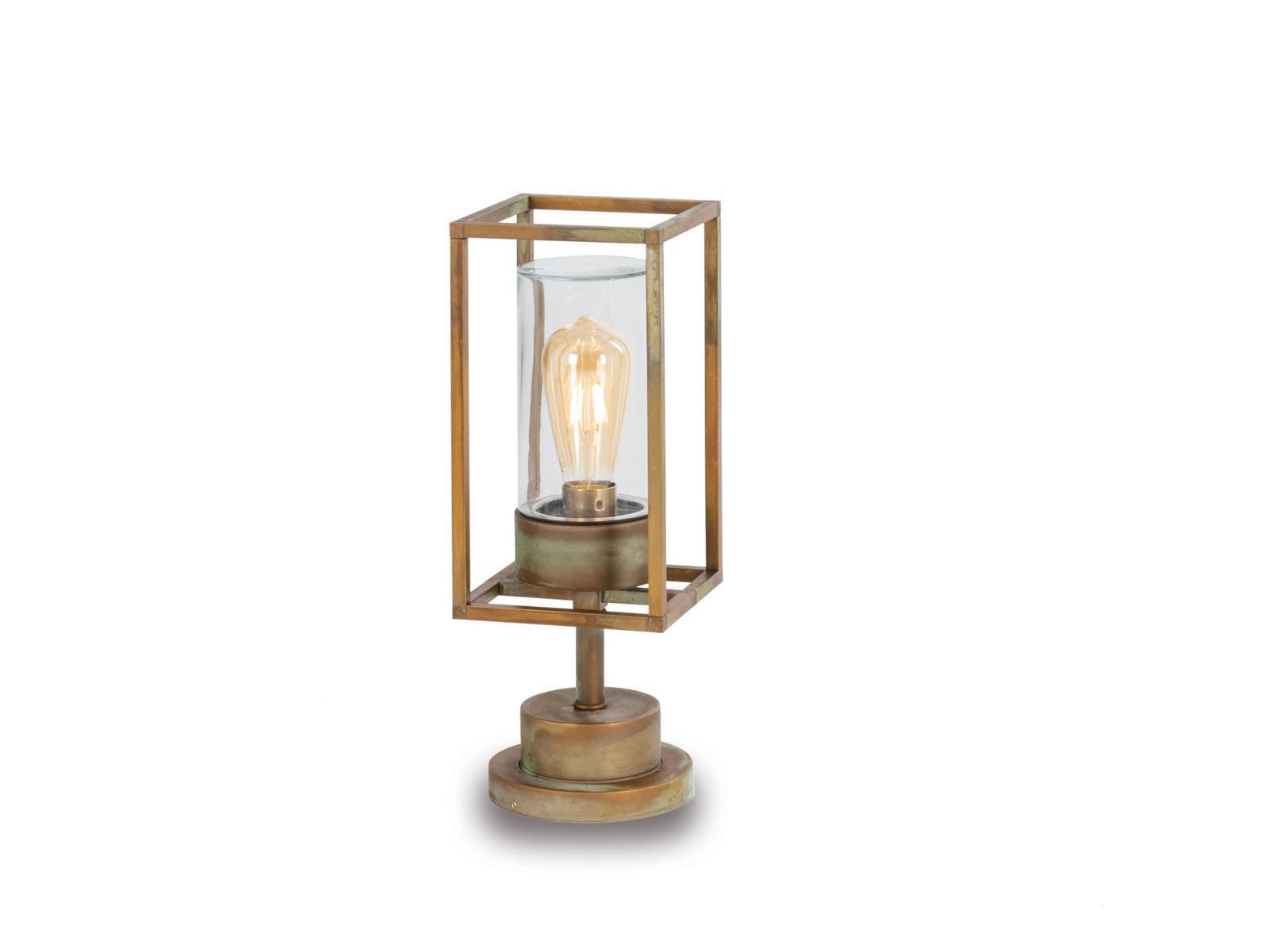 CUBIC LED brass floor lamp