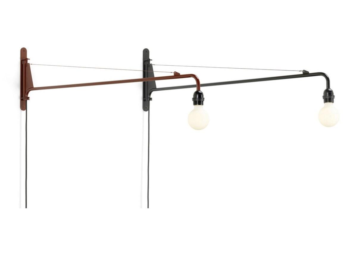 PETITE POTENCE LED steel wall lamp with fixed arm