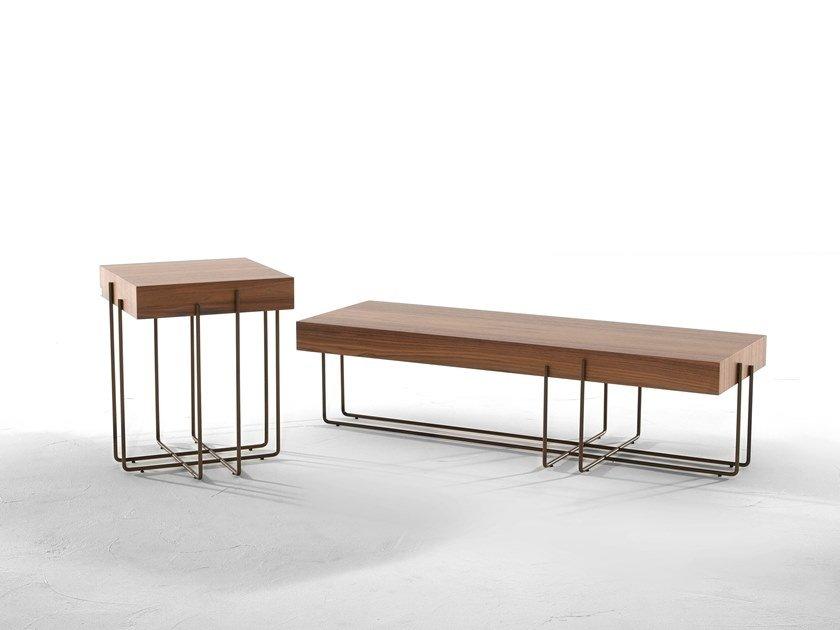 CRUZ Low wooden coffee table