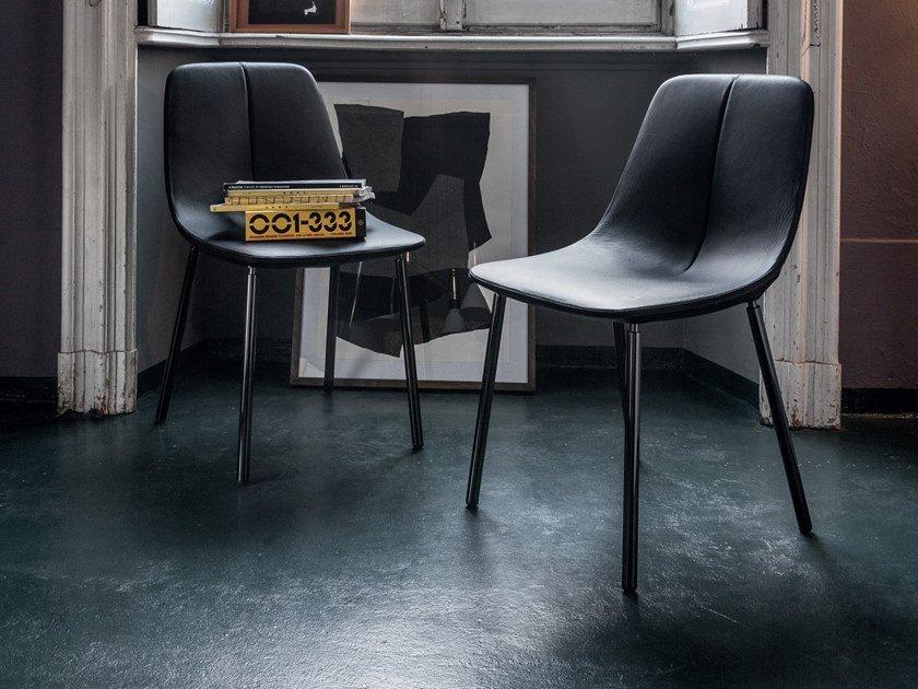 BY MET Upholstered leather chair