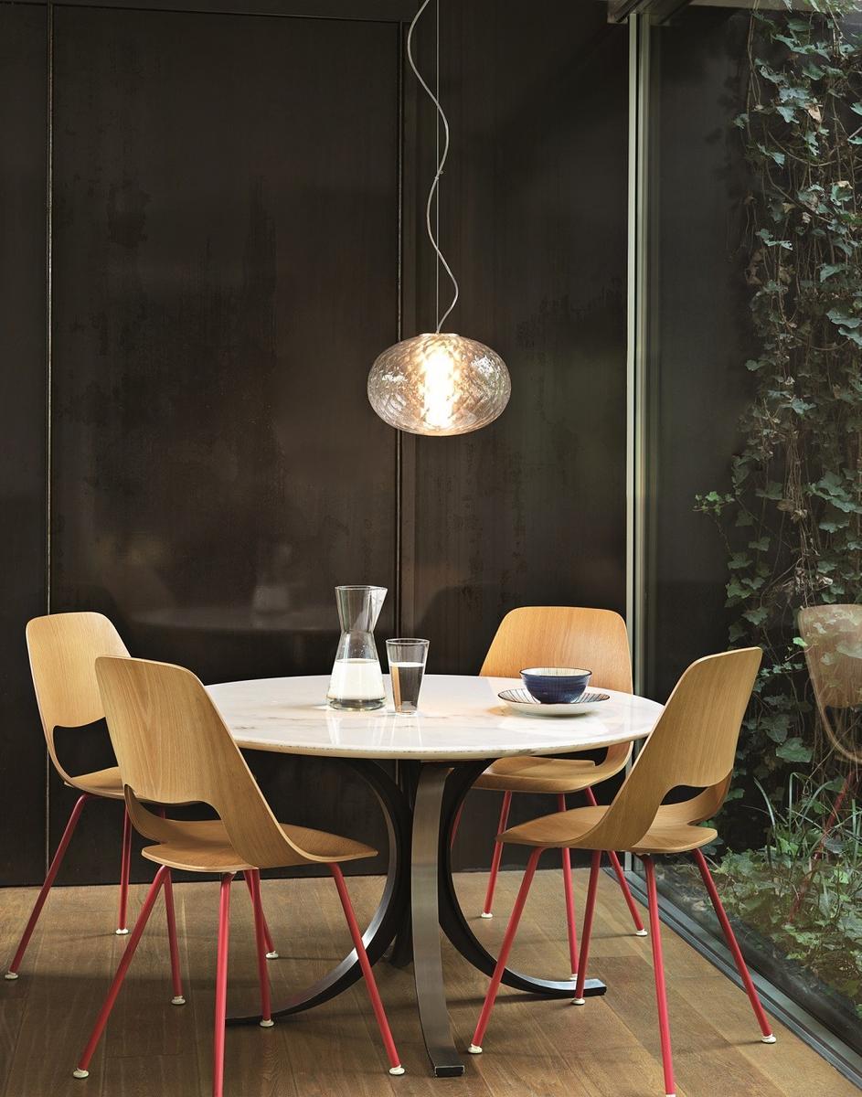 RECUERDO - 484 LED glass and aluminium pendant lamp