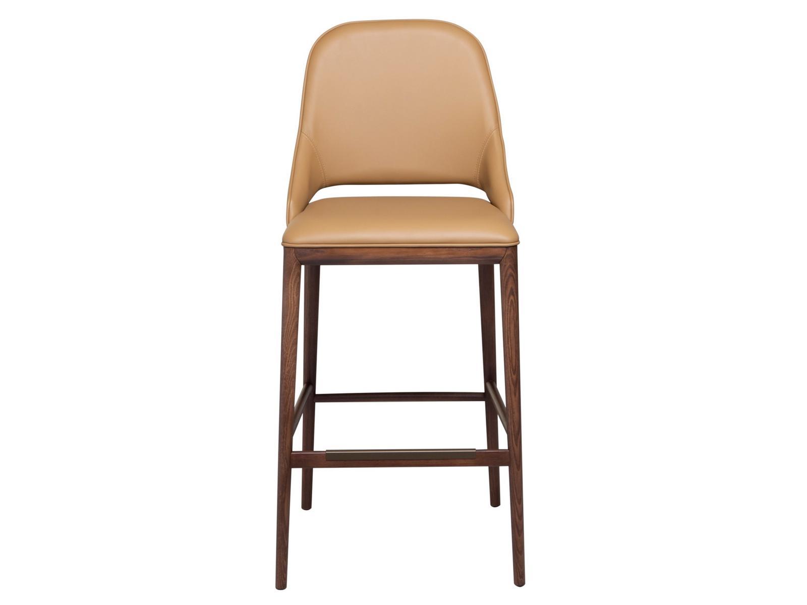 MALVA High leather stool