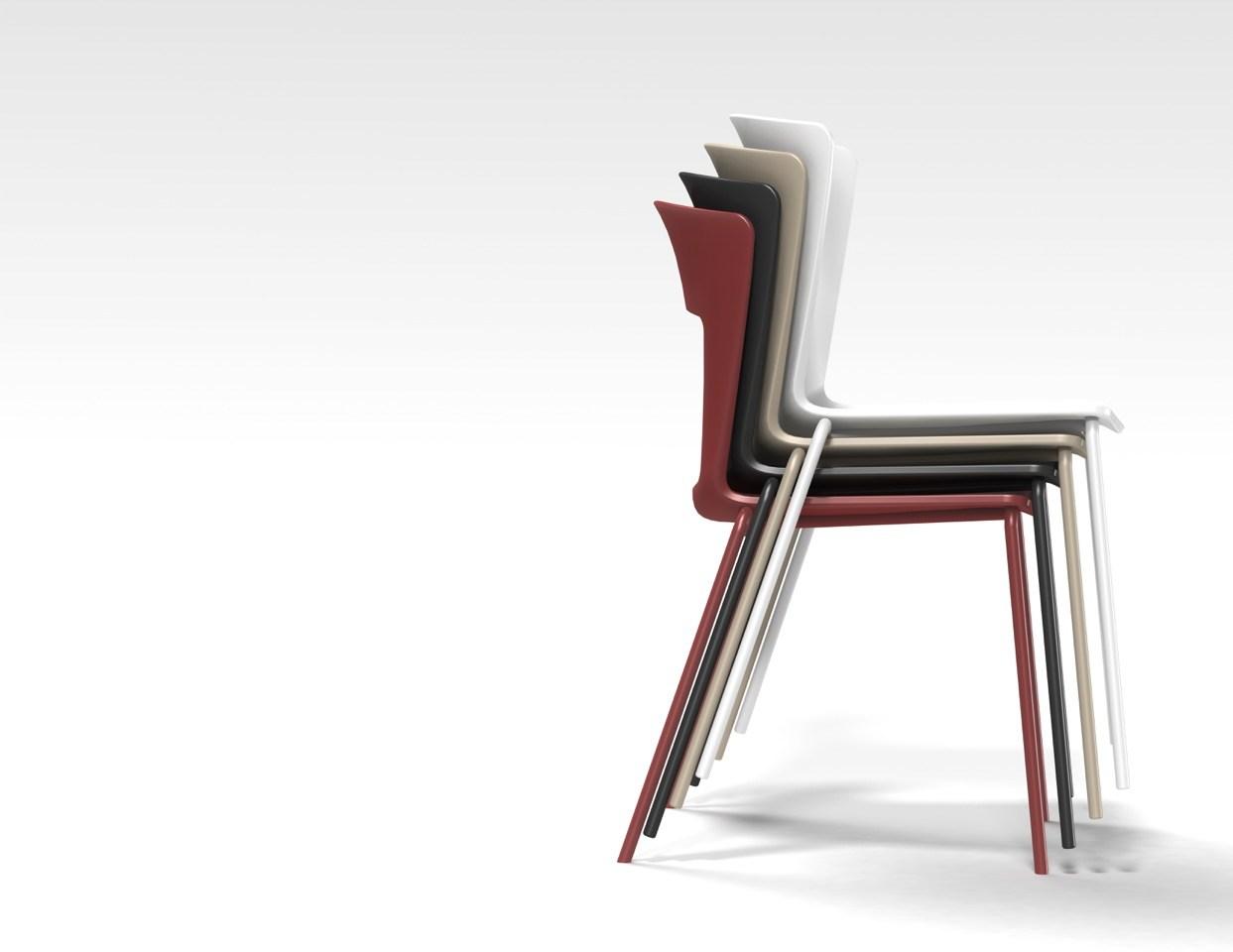 LILIA Stackable open back chair
