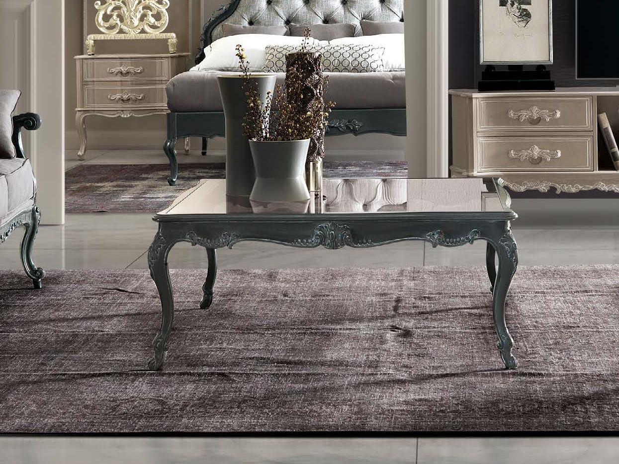 TORNABUONI Square glass coffee table