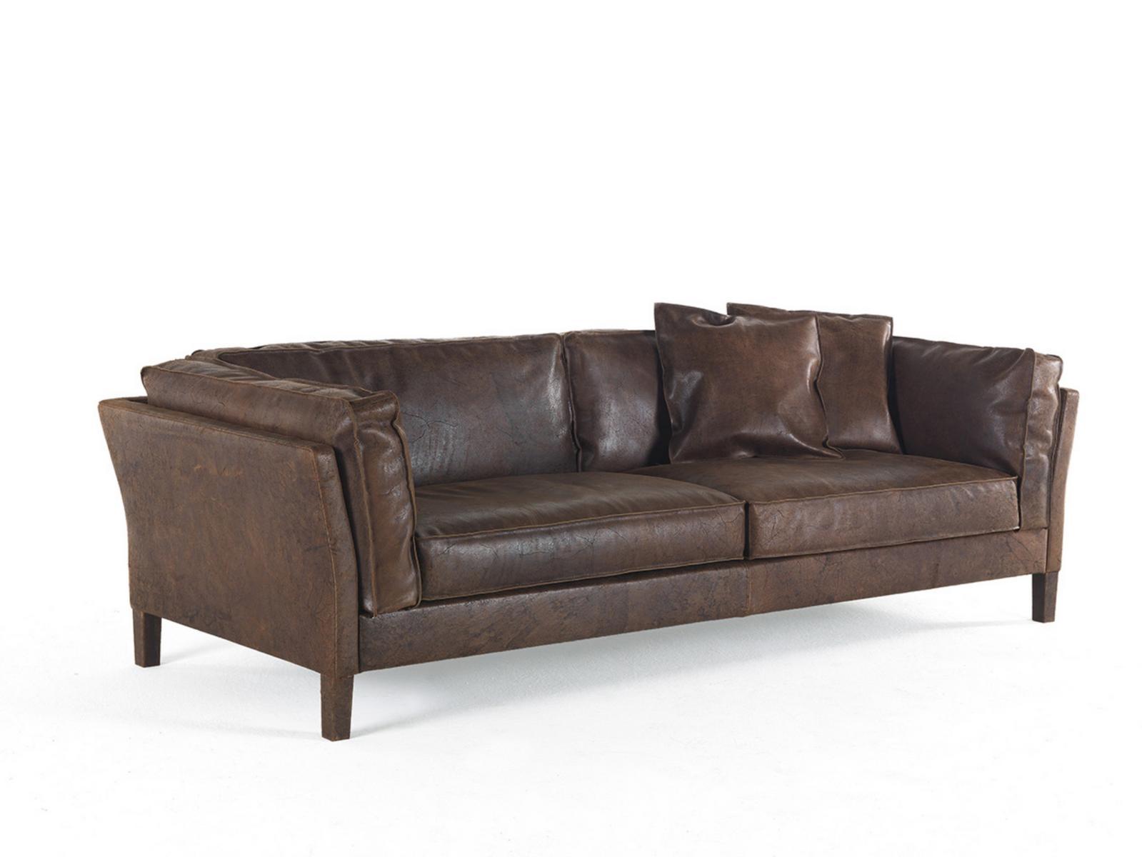 LOFT 3 seater leather sofa