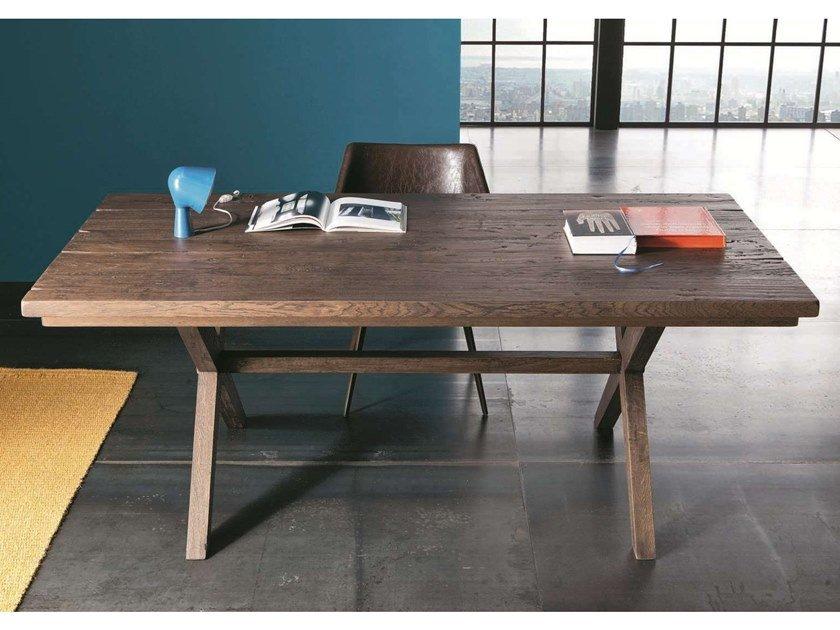 MADRID Rectangular oak table