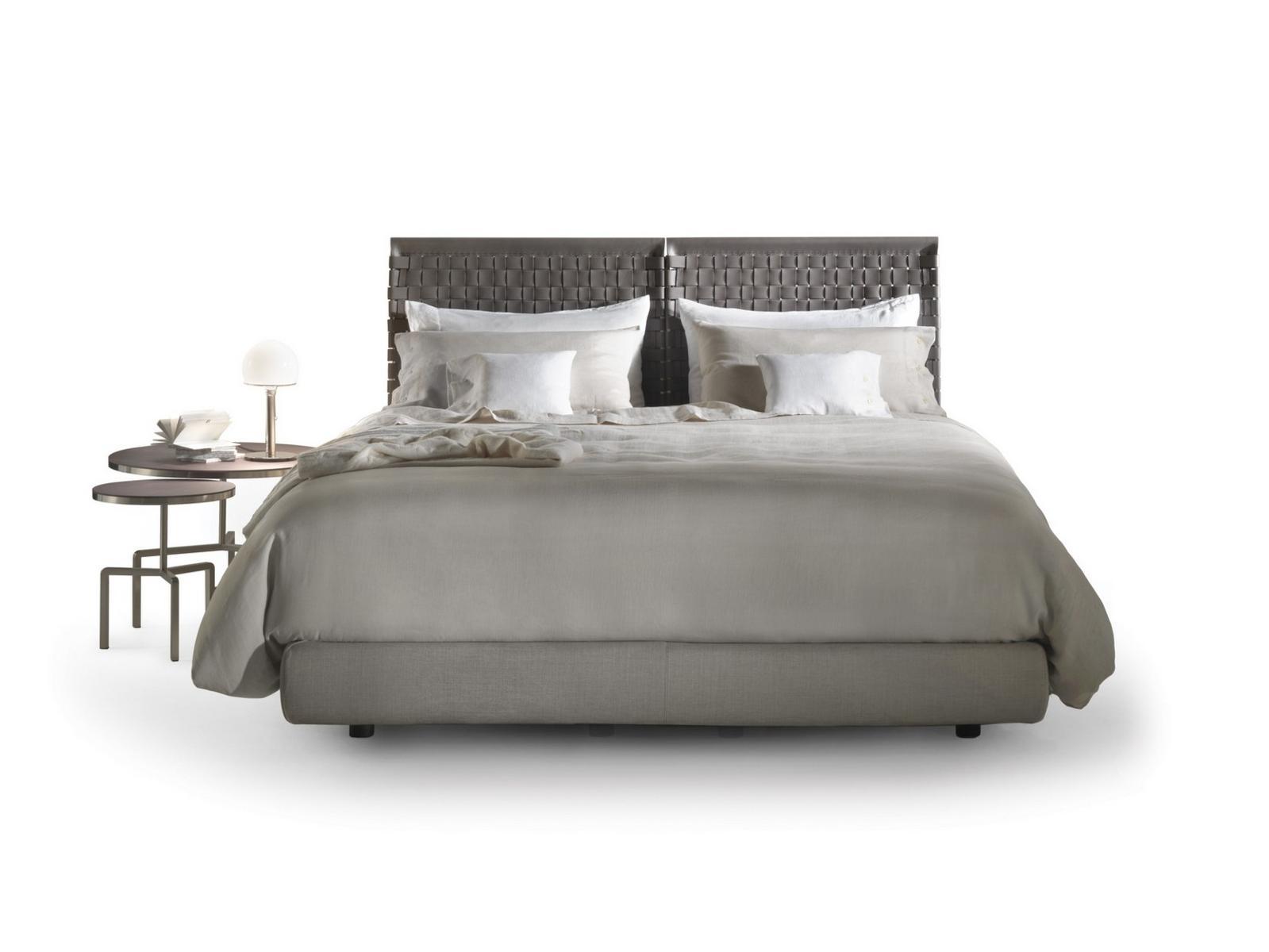 CESTONE Tanned leather storage bed