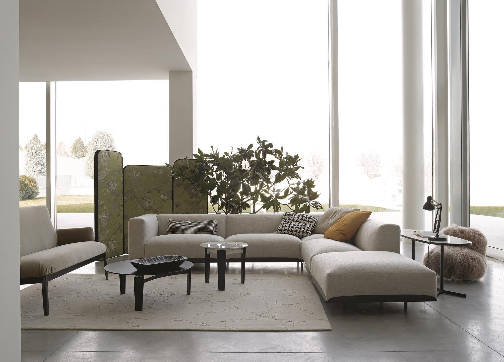 CLAUDINE M 3 seater fabric sofa