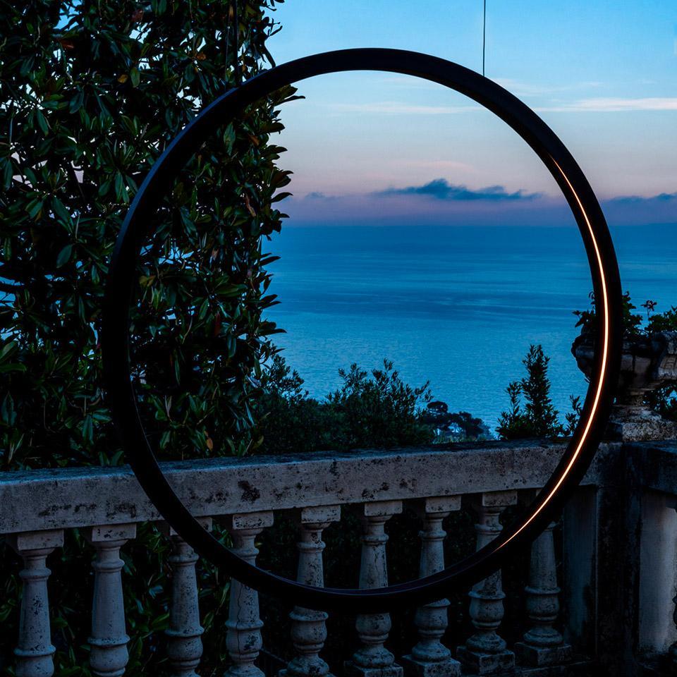 O' LED aluminium outdoor pendant lamp